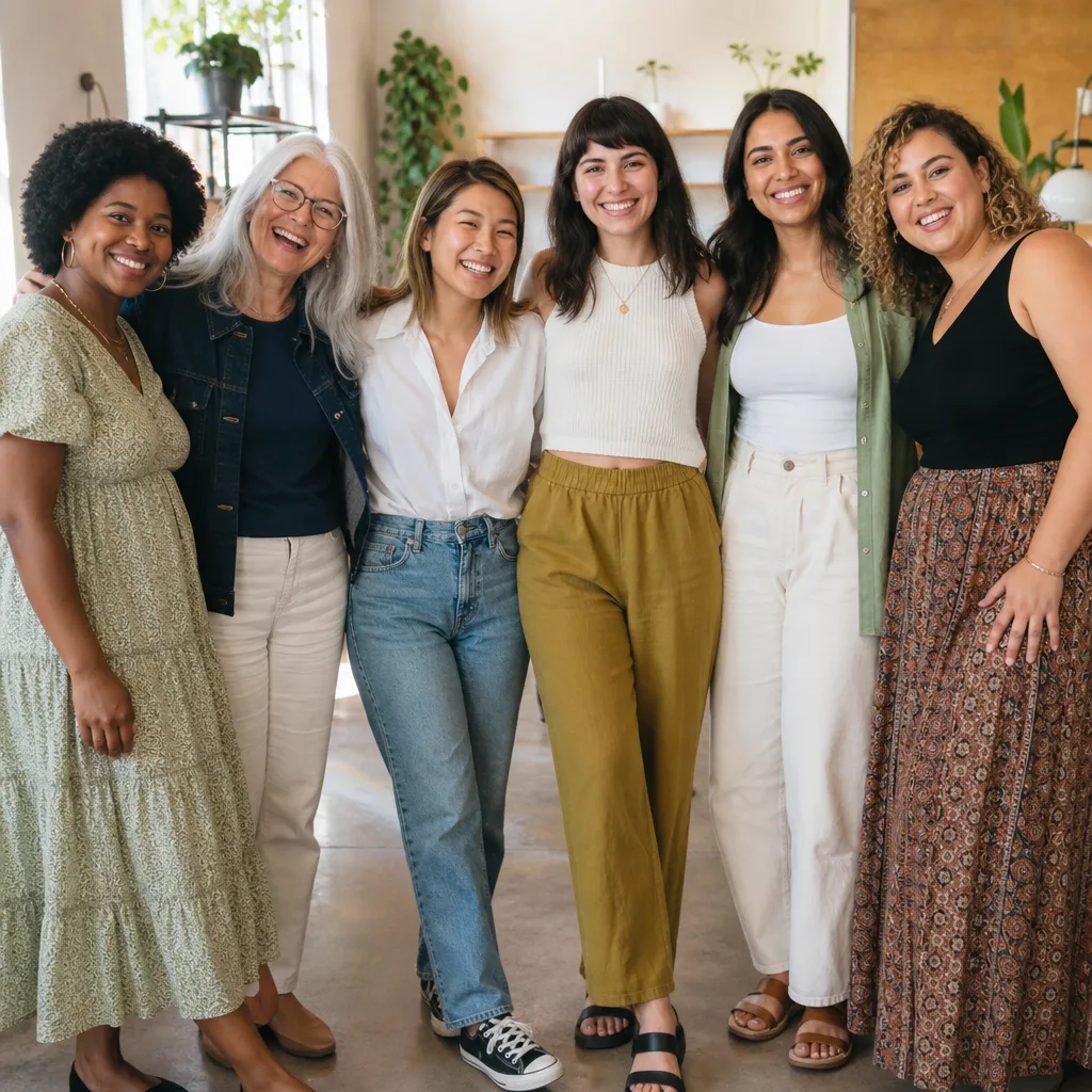 A group of Charm creators standing together